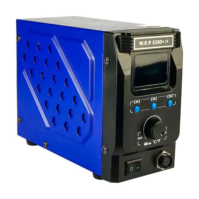 Паяльная станция WEP 939D+ IV паяльник / 200 - 450 °С / 3 канала памяти / 90 Вт