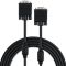 Кабель мультимедійний VGA 3.0m ferrits Vinga (VCPVGAF3BK)