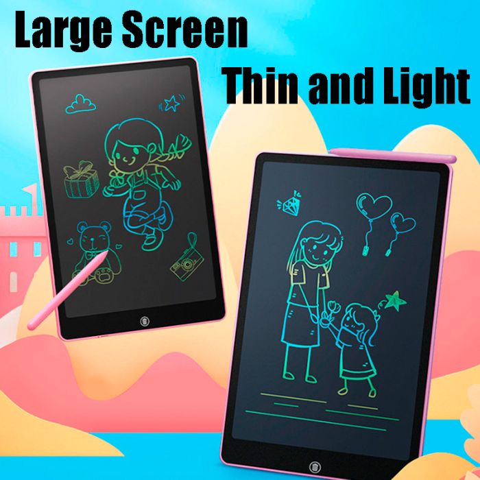 Планшет графический для рисования, заметок 16" LCD Writing Pad Pink
