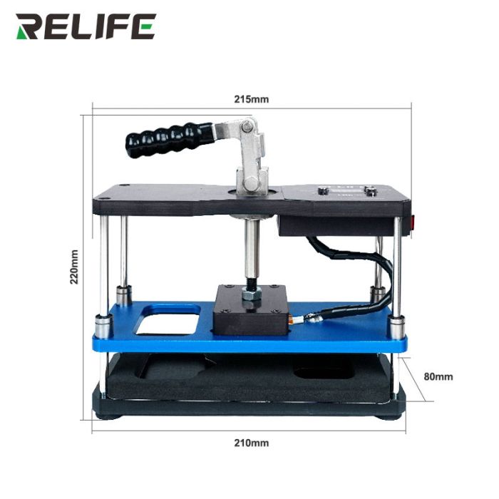 Пресс платформа RELIFE LS5 SE с нагревом до 80°C / для ремонта дисплея, задней крышки смартфонов