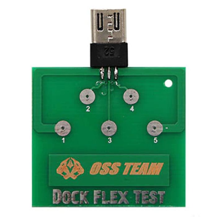 Тестовая плата AIDA DFT-micro для проверки контактов разъема micro USB на короткое замыкание