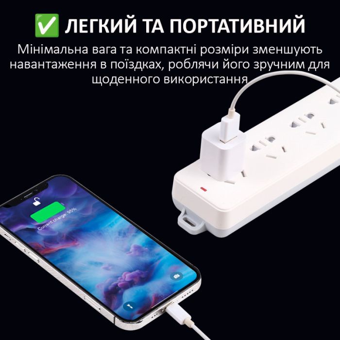 Сетевое зарядное устройство Travel Charger HB-99IC / 1xUSB / 5В / 1А Белый