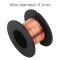 Проволока медная в катушке Hornking для монтажа перемычек / длина 10 м / D=0.10 mm