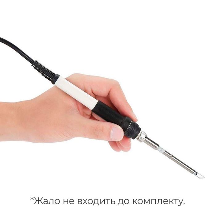 Паяльник Quicko T12 907 / ручка для паяльных станций 955 / 958 / 5-pin Черно-белый