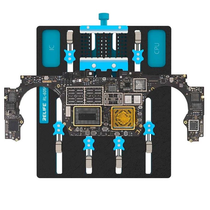 Держатель Relife RL-605 Pro для ремонта плат ноутбуков, процессоров, микросхем / универсальный