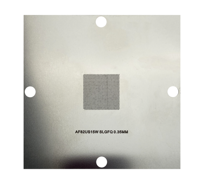 Трафарет BGA прямого нагрева AF82US15W SLGFQ (0.35 mm) 90 x 90 mm