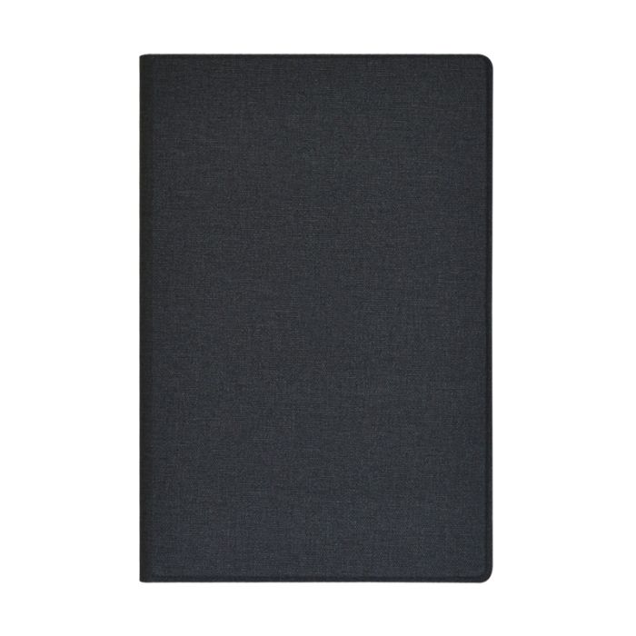 Чехол книжка для планшета Blackview Tab 15 / Tab 15 Pro / подставка / силиконовая основа / черный