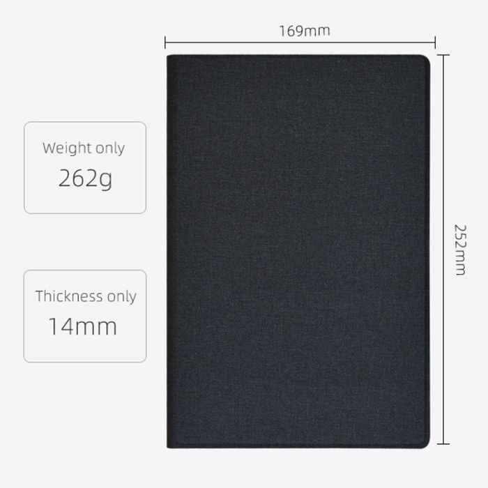 Чехол книжка для планшета Blackview Tab 15 / Tab 15 Pro / подставка / силиконовая основа / черный