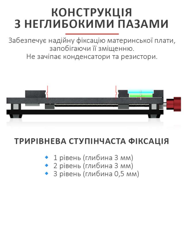 Держатель зажим Amaoe MaoFix F1 для ремонта, обслуживания плат, микросхем, CPU, BGA