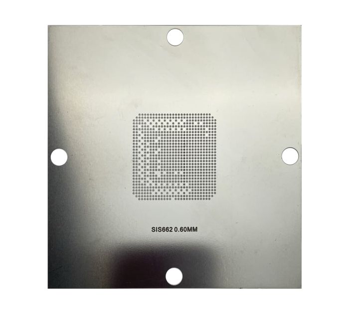 Трафарет BGA прямого нагрева SIS662 (0.60 mm) 90 x 90 mm