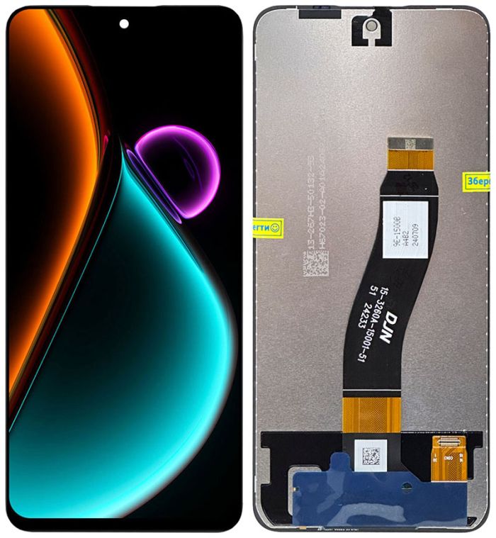 Дисплей + сенсор Blackview Color 6 Black - p/n: 15-3260A-15001-51