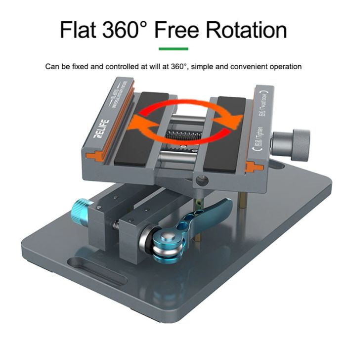 Держатель RELIFE RL-601S для ремонта смартфона поворотный 360°