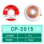 Оплетка для снятия припоя CP-2015 / ширина 2.0 mm / длина 1.5 м