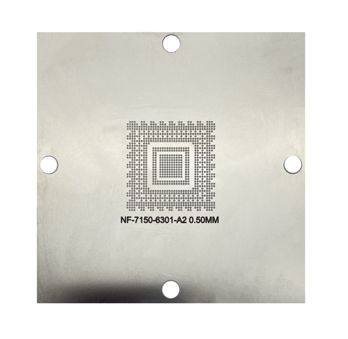 Трафарет BGA прямого нагрева NF-7150-6301-A2 (0.50 mm) 90 x 90 mm