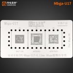 Трафарет Amaoe Mbga - U17 - 0.12 mm SM7125 / MT6595 / MT6763V, для формы Mbga - B6