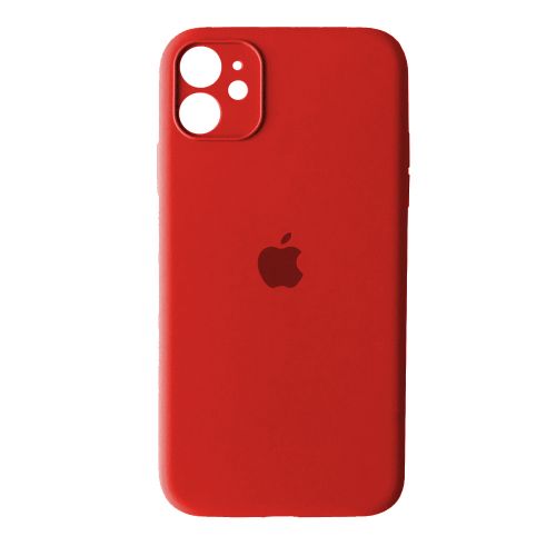 Чохол Silicone Case Full Camera for iPhone 12 (14) red