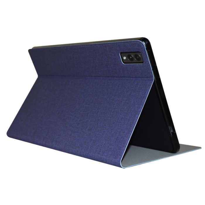 Чехол книжка для планшета Blackview Tab 11 / Tab 11 SE / подставка / силиконовая основа / синий