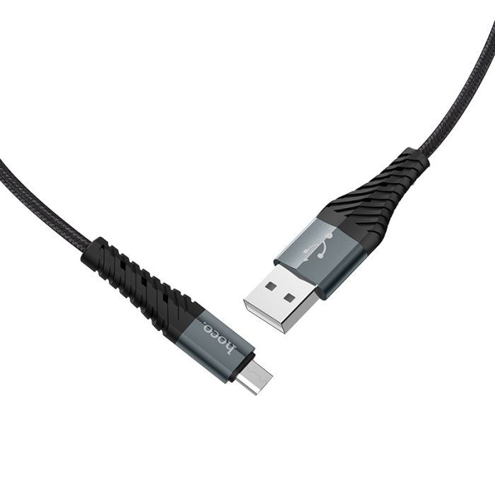 USB кабель Hoco X38 Micro 2.4A 1m чорний