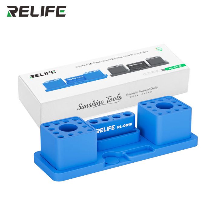 Органайзер для инструментов RELIFE RL-001K силиконовый / термостойкий / модульный / Blue