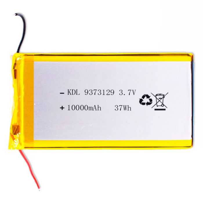Аккумулятор литий-полимерный 10000mAh для Power Bank / 3.7V / 129x73x9.3 mm