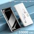 Power bank XIYT YZB0815 10000 mAh + кабель 4в1 USB / Micro / Type-C / Lightning / Ліхтарик White