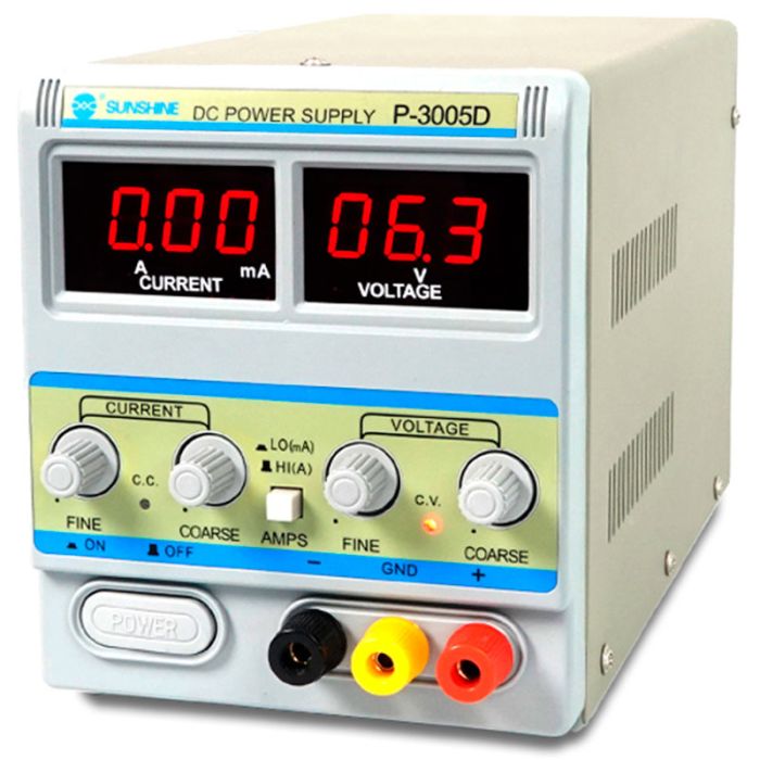 Блок питания лабораторный Sunshine P-3005D трансформаторный / 30V / 5A