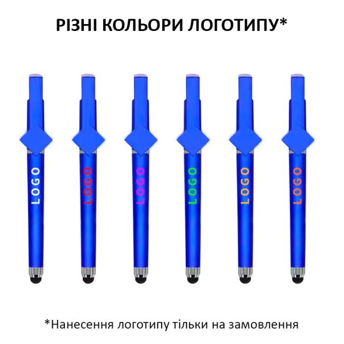 Ручка сувенірна VNGSM кулькова зі стилусом та підставкою Green