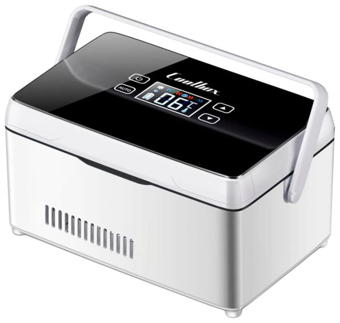 Медичний портативний міні холодильник Coolbox CL-А08 для ліків, інсуліну / сумка / USB / 220V / 2xАКБ