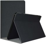 Чехол книжка для планшета Blackview Tab 16 / подставка / силиконовая основа / черный