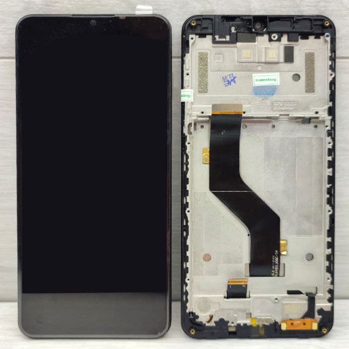Дисплей + сенсор с передней панелью для Oukitel C19 / C19 Pro Black