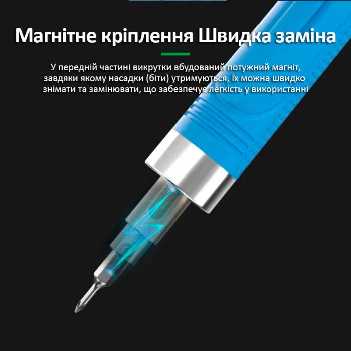 Отвертка аккумуляторная RELIFE SD-22E прецизионная / набор бит 10 шт. / реверс / Type-C / 350 mAh Black