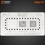 Трафарет Amaoe Mbga - U9 - 0.12 mm MSM8916 / 8939  / MT6891Z , для формы Mbga - B5