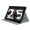 Чехол книжка для планшета Blackview Tab 15 / Tab 15 Pro / подставка / силиконовая основа / золотой