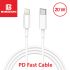 Кабель Biboshi A09 Type-C - Lightning 1m 5A white
