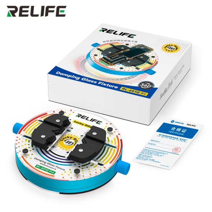 Тримач термостійкий RELIFE RL-601Q Pro для ремонту плат, мікросхем, BGA, поворотний 360°