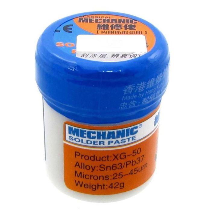Паяльная паста BGA Mechanic XG-50 / 183°C / 42 г