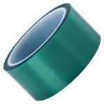 Термостойкий скотч PET зеленый / 220°C Max / толщина 0.06 мм / длина 33 м / ширина 45 мм