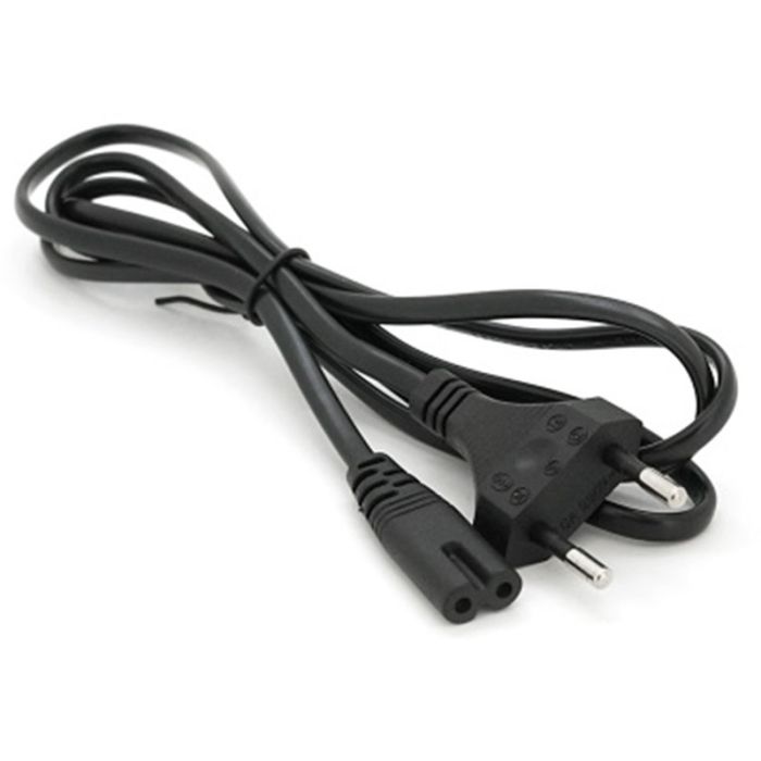 Кабель питания PC-184/2 CEE7/16-C7 2 pin / для бытовой техники / 2x0.5мм,1.5м / Black, OEM