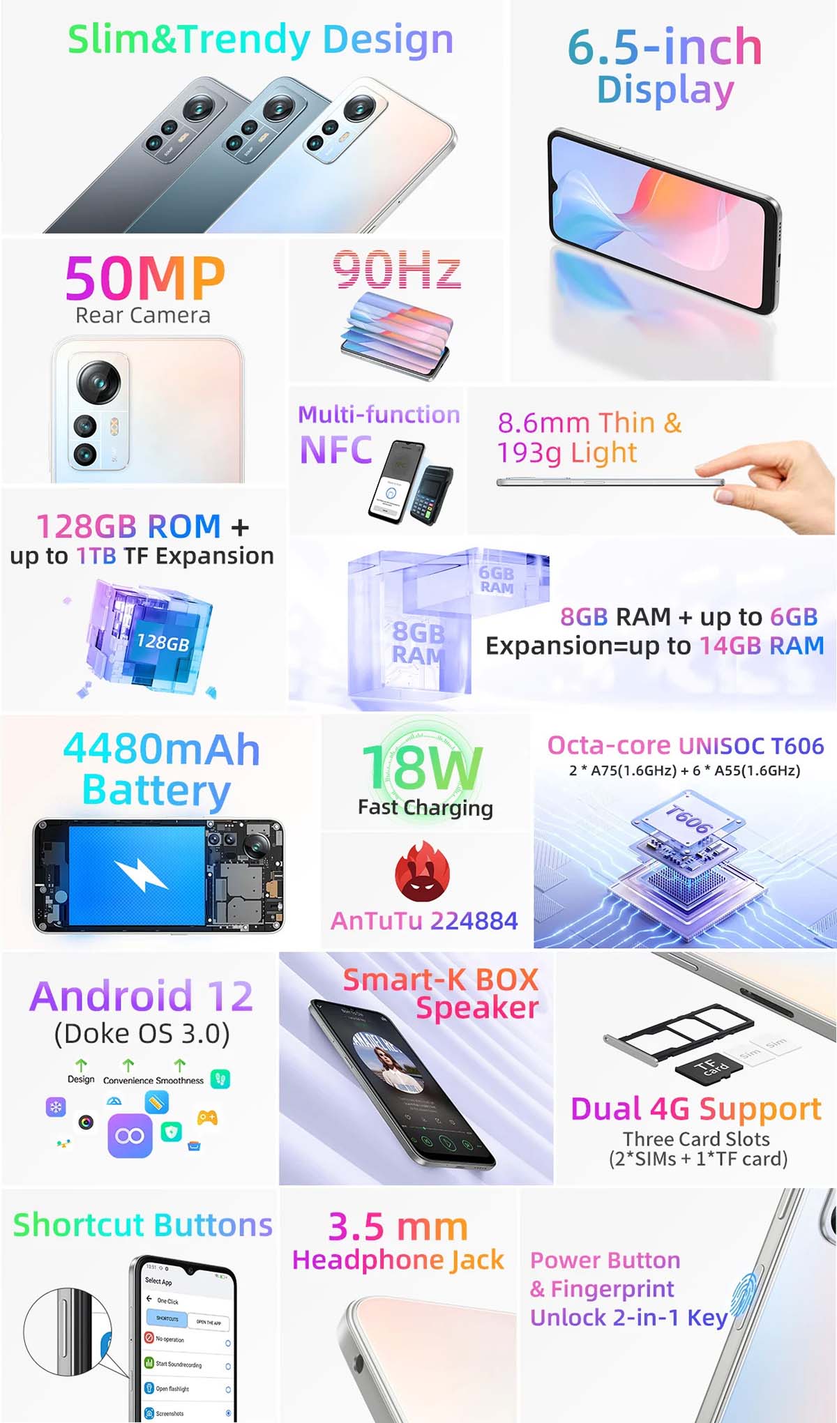 смартфон blackview a85 основные характеристики