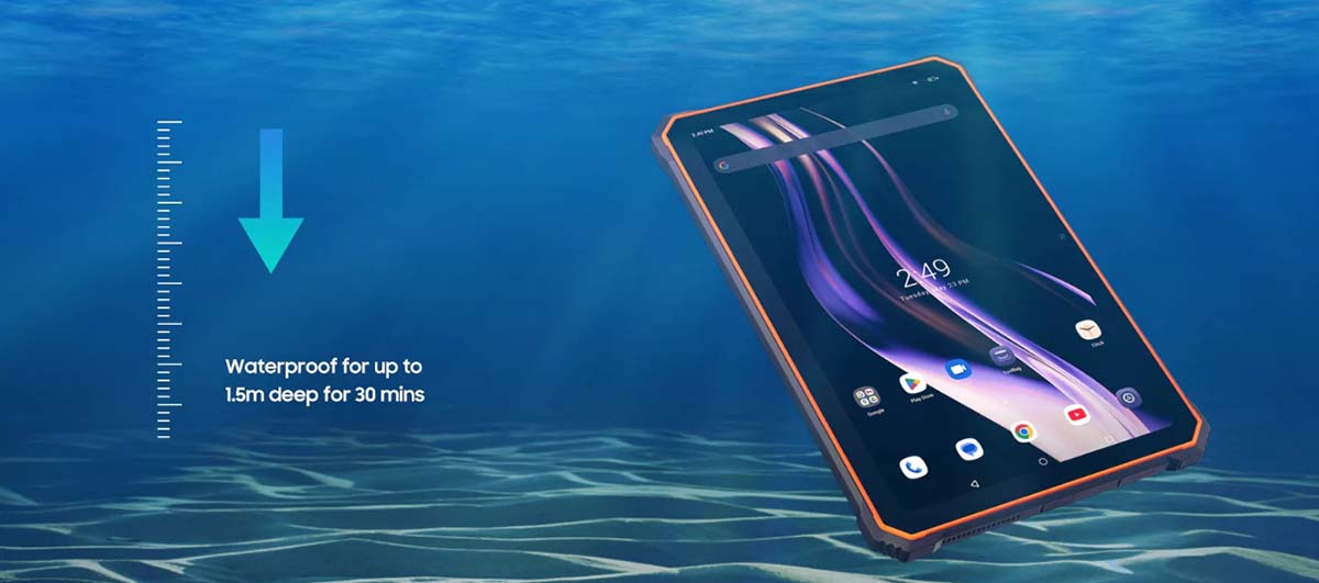 планшет blackview active 8 Передовая водонепроницаемость IP68 и IP69K