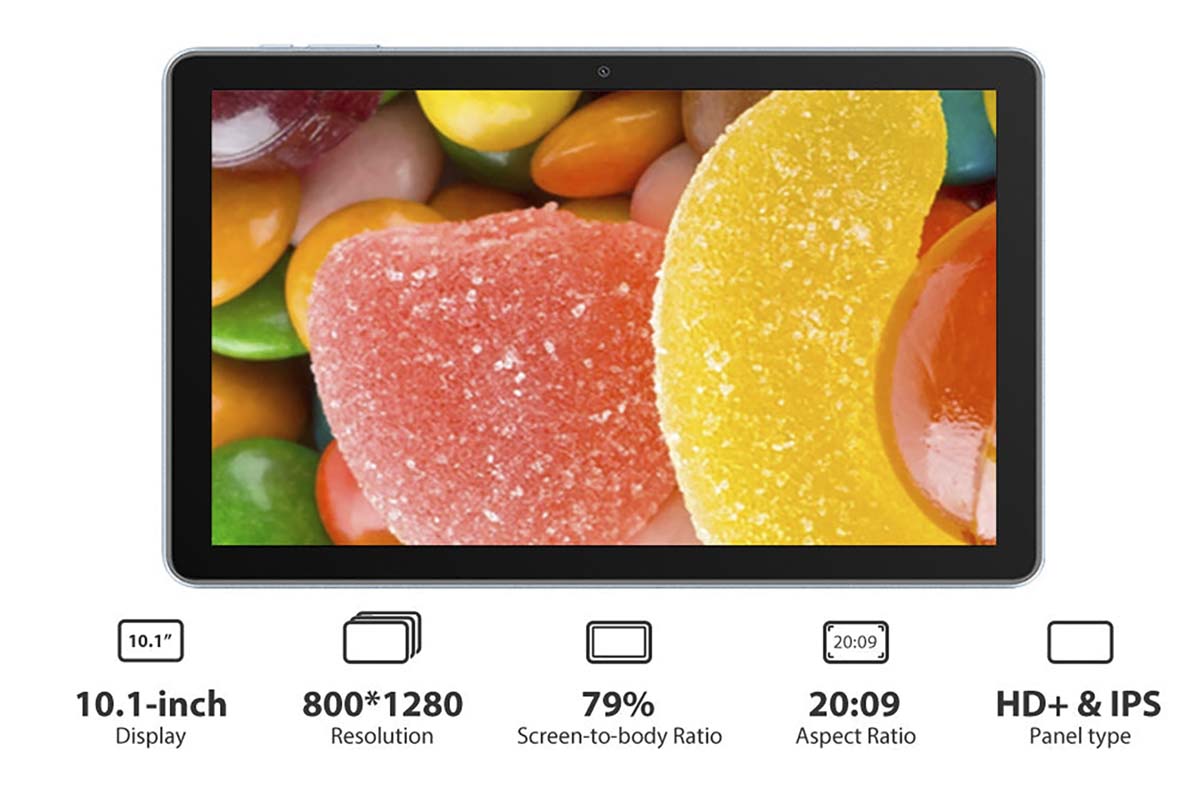 Blackview Tab 8 WiFi 10.1-дюймовий HD+ дисплей