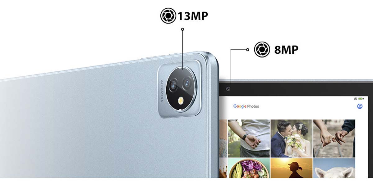 Blackview Tab 8 WiFi Камери з ІІ 8МП + 13МП