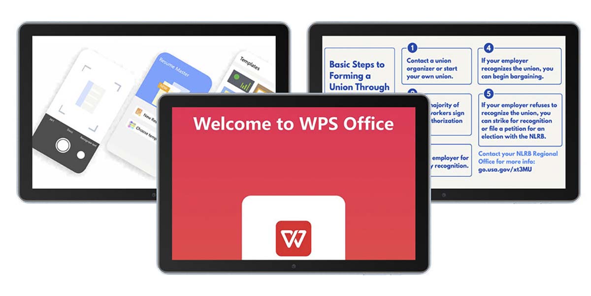 Blackview Tab 8 WiFi Приложение WPS Office