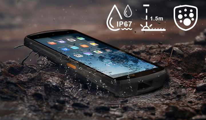 Терминал сбора данных FixTime KP26 — защита IP67, влагозащита и ударопрочность