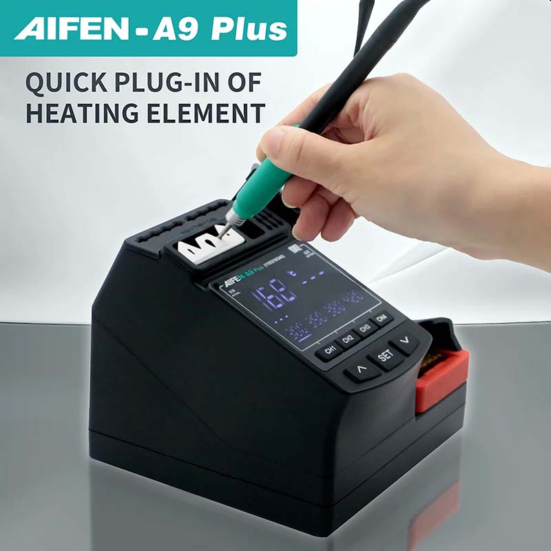 Паяльная станция Aifen A9 Plus прецизионная быстрая замена жал для паяльника